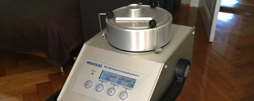 Schimmeltest Luftpartikelmessung	